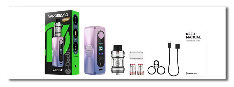 cigarette-electronique-kit-gen-se-80w-boite-complete-vaporesso-E-Déclic